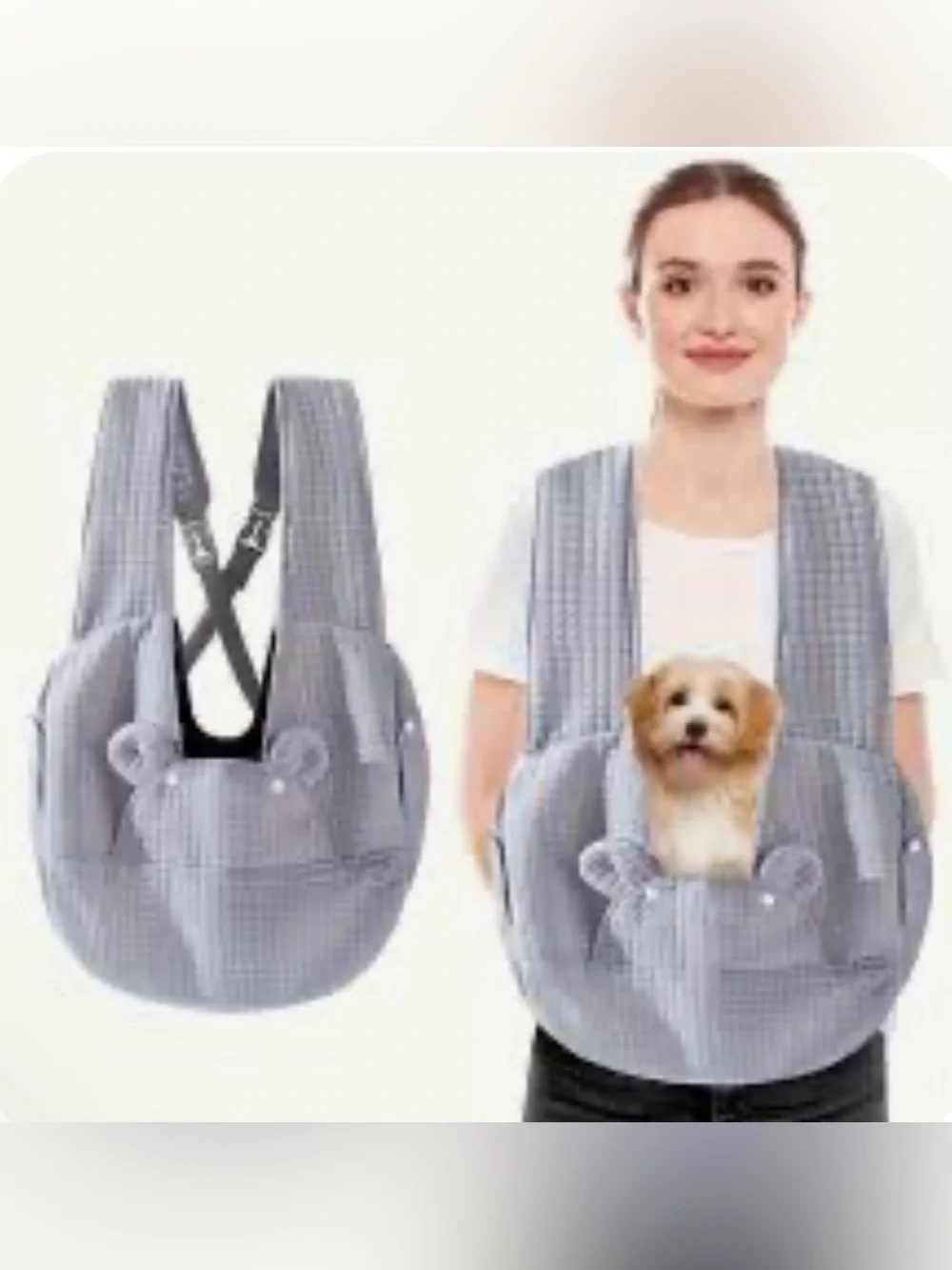❤️ Dog carrier holder, dog sling up to 13 pounds New